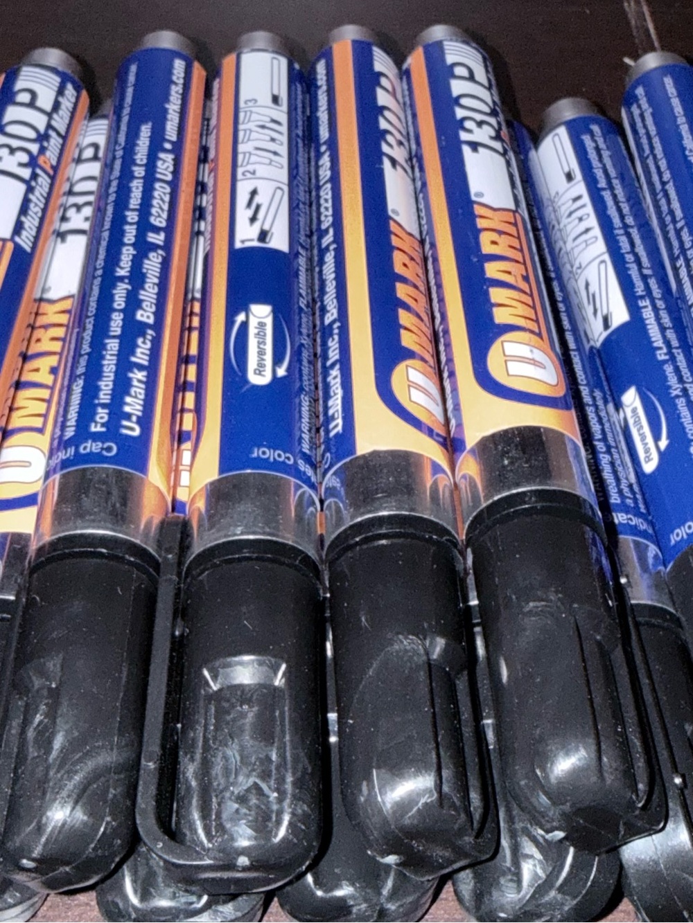 15 Black Paint Markers